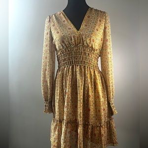 Max Studio womens floral print dress- NWT- xs